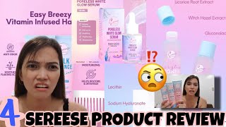 SEREESE TONER, SERUM, CONDITIONER AND SHAMPOO REVIEW.