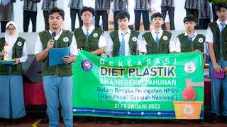 SMANSTAR - HPSN, Deklarasi Diet Plastik & Isro' Mi'roj Nabi Muhammad SAW