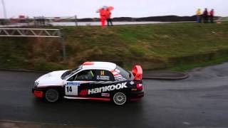 Jim McDowall in a Subaru Impreza followed by Barry Renwick in a Proton Millington