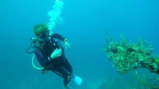 Scuba diving at Montego Bay, March 2019