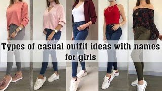 Types of Casual wear for girls with names||Arpita stylish world video