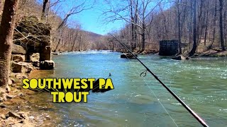 TROUT  fishing WESTERN PA