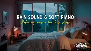 Silent Night Rain & Piano Harmonies – Stress Relief for Sweet Dreams