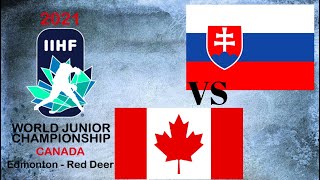 Canada vs Slovakia FULL GAME HD | 2021 WJC | Preliminary Round