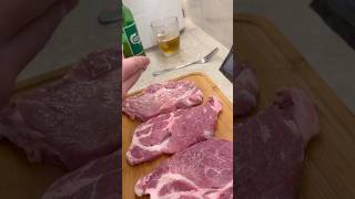 Готовим быстро и вкусно стейки 🥩 с овощами ) #еда #food #рецепты