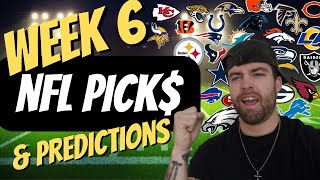 NFL PICKS AND PREDICTIONS WEEK 6 2022 !