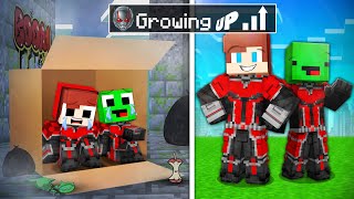 JJ and Mikey Growing up as ANT MAN in Minecraft! - Maizen