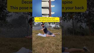 Back Pain/ Spine decompress #hardwork #yoga #youtubeshorts #viralvideo