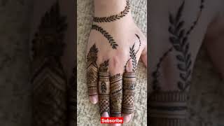 DIY easy henna tutorial #shorts #diy #henna #mehendi #youtubeshort #trending