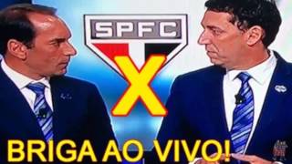 TRETA!!! Briga ao vivo no Fox sports, entre Edmundo e PVC