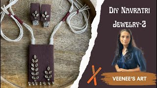 Diy Navratri Jewellery//Handmade Navratri Ornaments//Fabric Jewellery For Navratri