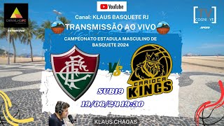 AO VIVO | Jogo de Basquete | Fluminense x Carioca Kings sub19 do CEMb da @FBERJPLAY