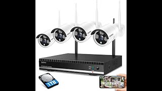 Review Home Security Camera System Wireless Surveillance NVR Kit  2021