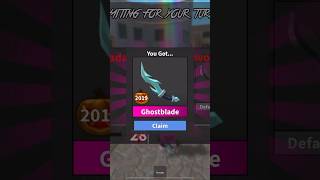 Trading Ice Dragon for Ghostblade in Roblox Mm2