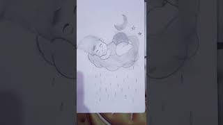 cute baby drawing 😍😍 #handmade #drawing