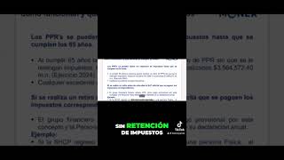 Retiro de PPR a los 65 Años: Sin Impuestos!