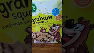 Food Club Graham Squares Cereal Review Video.