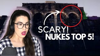 NUKES TOP 5 reaction! | TOP 5 SCARY Ghost videos