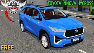 TOYOTA INNOVA HYCROSS 2023 FOR BUS SIMULATOR INDONESIA BUSSID FREE DOWNLOAD