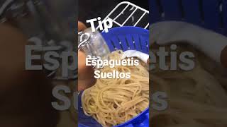 Espaguetis suelticos #short #tip #cocina #hogar