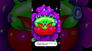 Asking AI for monster flower by Takashi Murakami. #ai #art #short