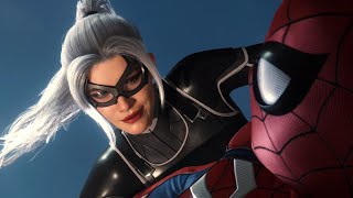 Black Cat Has a Son with Spider-Man? | Video Game Movie Clip | 4K PS5 Spider-Man Remastered (2020)