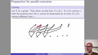 Constant round distributed domination on graph classes with bounded expansion