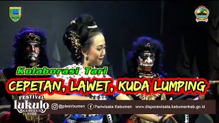 Kolaborasi Tarian Cepetan , Lawet , Kuda Lumping || Festival Lukulo || Tari Bumi Tirta Praja Mukti