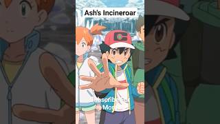 ASH'S INCINEROAR - Pokemon Journeys 🔥🔥 #shorts