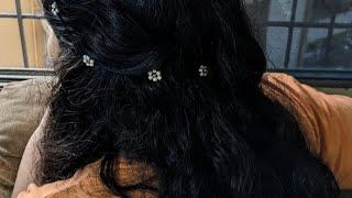 Hair accessories// Hair style/ DiY Beautiful pearl Ladi/Easy to make creative idea/how to make