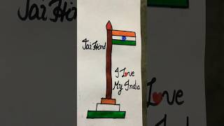 Indian Flag I love my India Jai Hind Republic day and Independence day craft