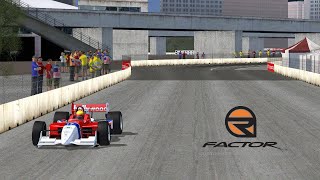 CART Factor (1997 Skin) in rFactor | Vancouver 90s with Xbox 360 Controller