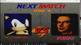 Fighting Vipers - Sonic The Hedgehog (Deleted Character)