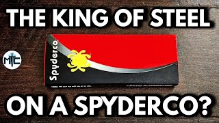 The Undisputed Steel KING Of Edge Retention On A Spyderco Knife? - A LEGENDARY Combination