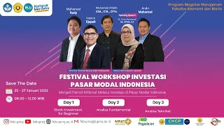 🔴 LIVE  | Hari 1 - Festival Workshop Investasi Pasar Modal Indonesia FEB UPNVJ