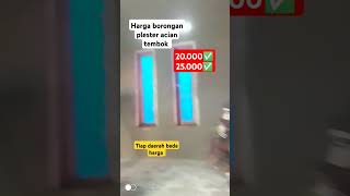 Harga borongan plester acian tembok