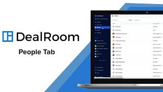 Navigating the People Tab in DealRoom