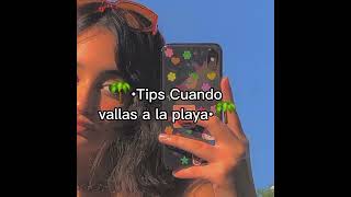 🌴•Tips Cuando vallas a la playa•🌴//Milanesa edits UwU//#shorts #playa