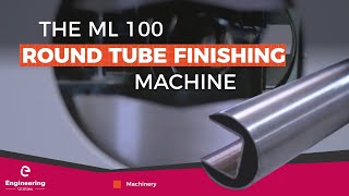 Finishing round tubes of all types on the NS Maquinas ML 100 machine ...👀