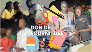 Ouverture des classes Les boucliers de Mamadou Gueye offrent des kits scolaires