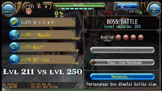 TORAM ONLINE - HB LVL 211 VS DS LVL 250