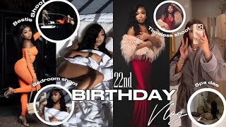 22ND BIRTH”DAE” VLOG | SPA, DINNER, PHOTOSHOOTS & MORE | Shalaya Dae