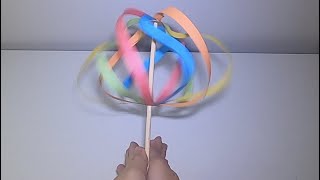 Spin ball crafts｜Origami Paper Spin Toy｜DIY TOY spinning Ball | How to make spinning Ball from Paper