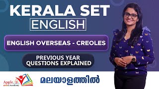 Kerala SET English | English Overseas | CREOLES | Online Classes | Apple B