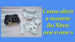 Como abrir a manete do Xbox one e one s