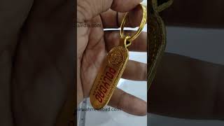 MODEL 24-9131 GOLD PLATED METAL  KEYCHAINS #shorts