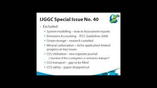 IJGGC Special Issue