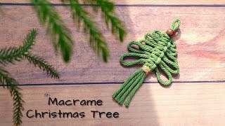 DIY Macrame chrismas ornaments | Macrame Christmas Tree 🎄