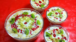 Dry fruits Vanilla custard recipe|| Easy and tasty dessert recipe||chatpata Zaika recipes 💫