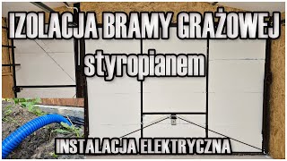 Izolacja Dachu oraz Bramy I Prosta Instalacja Elektryczna w Garażu Blaszanym